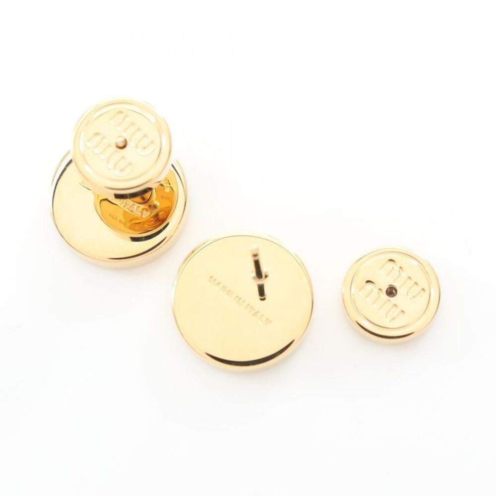Miu Miu Gold Plated Earrings - Picture 4 of 5